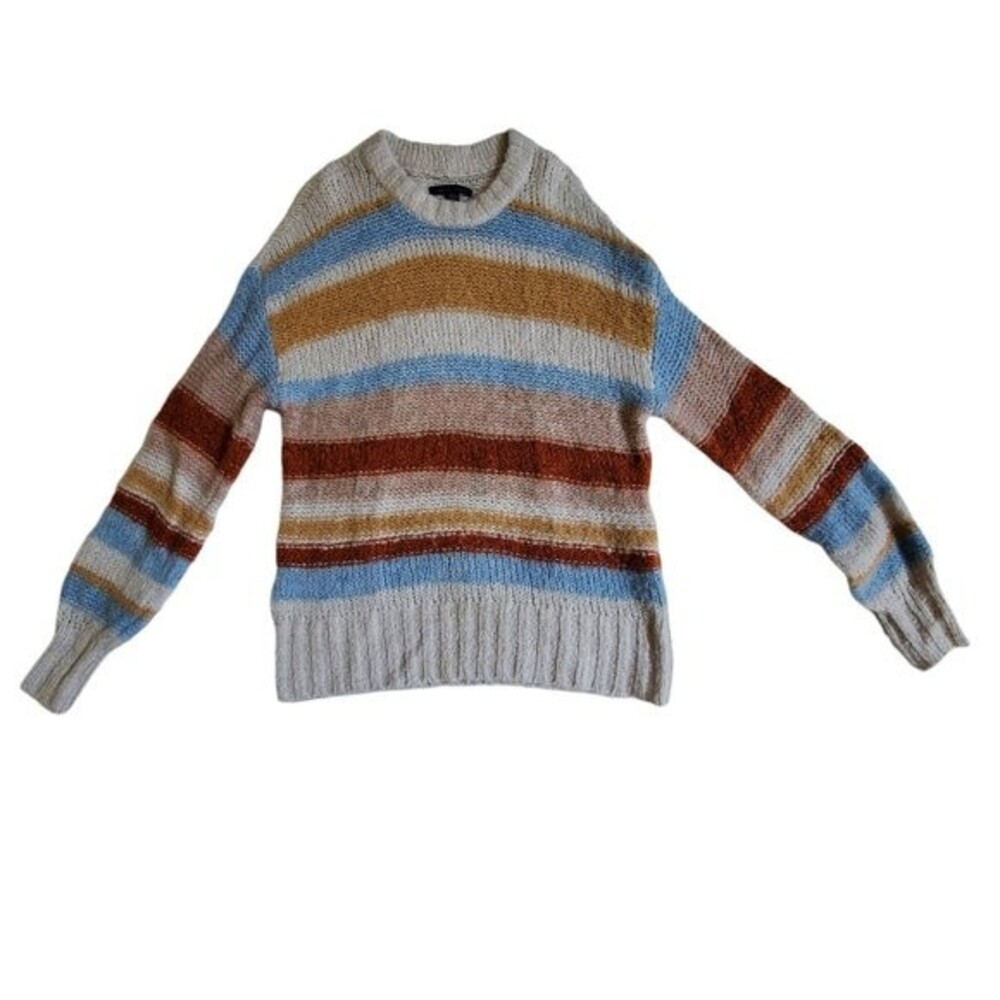 American Eagle multi-color striped long sleeve sweater sz S